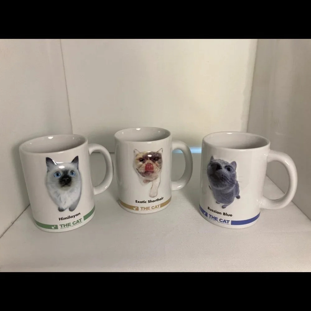 ARTLIST The  Cat Collection Mugs 3-D Collectible